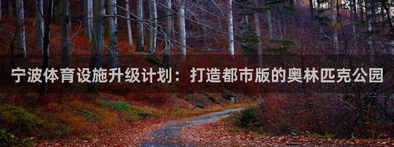 凯捷体育集团：宁波体育设施升级计划：打造都市版的奥林