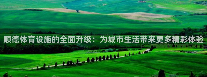 凯捷体育集团：顺德体育设施的全面升级：为城市生活带来